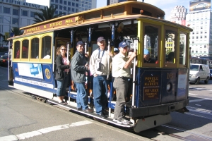 Sporvogn i SanFrancisco i Californien