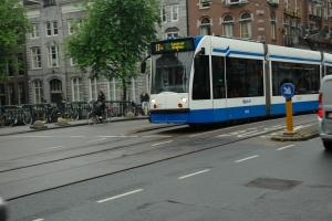 Sporvogn i Amsterdam