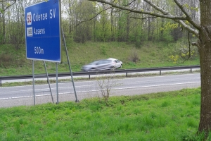 30. april 2018: Spøgelsesbilist kolliderer med varebil. Foto: Ole Holbech