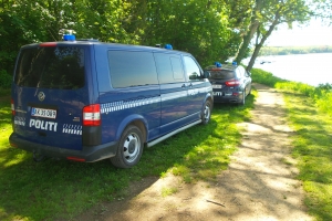 Politi ved Svendborgsund
