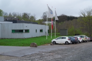 1. maj 2018: En 27-årig mand fra Odense mistede mandag aften livet i en arbejdsulykke på Borring Plast i Tommerup Stationsby. Foto: Ole Holbech