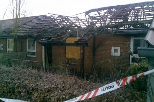 Brand i rækkehus