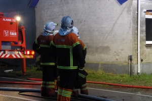 Brand i tom industribygning Ore