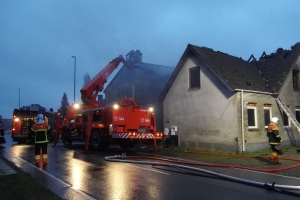 Brand i tom industribygning Ore