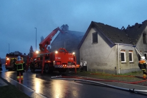 Brand i tom industribygning Ore