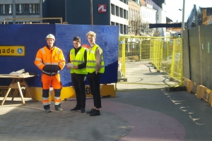 Fodgængere og cyklister må ud på en omvej, når de skal krydse den gamle Thomas B. Thriges Gade. Passagen bliver nu lukket.