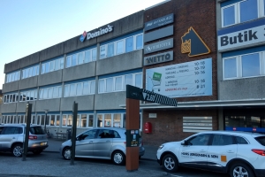 01. april 2018: Dominos Pizza åbner i Tarup Center. Foto: Ole Holbech