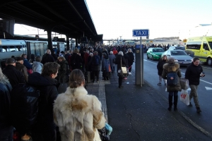 Togbusser ved Odense Banegård