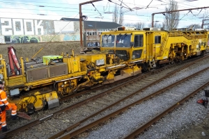 22. februar 2018: Et tog blev afsporet i Odense tirsdag aften, og det giver onsdag morgen timelange forsinkelser og aflysninger på Fyn. Foto: Ole Holbech