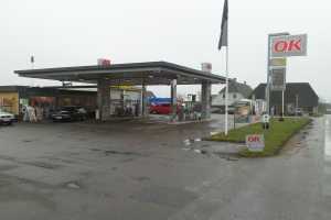 Røveri mod tankstation