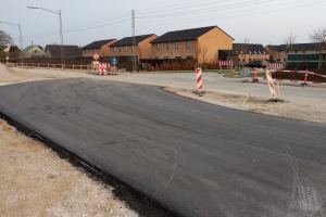 13. april 2018: Letbanearbejde ved Hestehaven. Foto: Ole Holbech