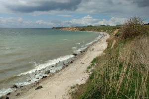 26. april 2018: Å strand ved Assens. Foto: Ole Holbech