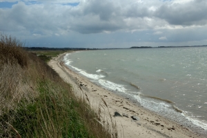 26. april 2018: Å strand ved Assens. Foto: Ole Holbech