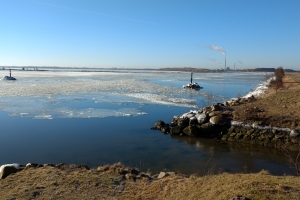 19. marts 2018 Odense Fjord og kanal. Foto: Ole Holbech