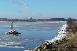 19. marts 2018 Odense Fjord og kanal. Foto: Ole Holbech