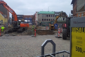 Torvet i Svenborg bygges om