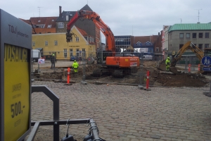 Torvet i Svenborg bygges om