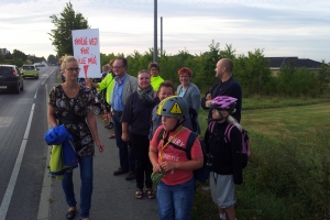 Demonstration for sikker skolevej_