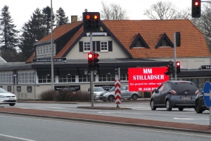 22. februar 2018: Lysreklamer ved veje. Foto: Ole Holbech