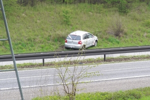 30. april 2018: Spøgelsesbilist kolliderer med varebil. Foto: Ole Holbech